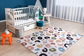 Dywany Łuszczów, Detský kusový koberec Fun Spots cream, 160x220, viacfarebná, detská izba