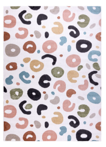Dywany Łuszczów, Detský kusový koberec Fun Spots cream, 160x220, viacfarebná, detská izba