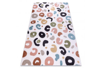 Dywany Łuszczów, Detský kusový koberec Fun Spots cream, 180x270, viacfarebná, detská izba