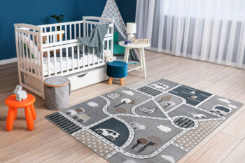 Dywany Łuszczów, Detský kusový koberec Fun Strade grey, 180x270, šedá, detská izba