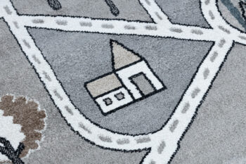 Dywany Łuszczów, Detský kusový koberec Fun Strade grey, 200x290, šedá, detská izba