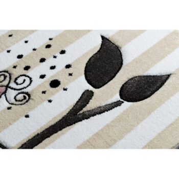 Dywany Łuszczów, Detský kusový koberec Petit Birds cream, 140x190, šedá, detská izba