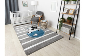 Dywany Łuszczów, Detský kusový koberec Petit Bulldog grey, 140x190, šedá, detská izba