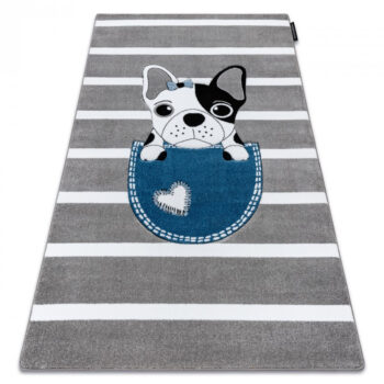 Dywany Łuszczów, Detský kusový koberec Petit Bulldog grey, 200x290, šedá, detská izba