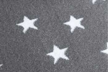 Dywany Łuszczów, Detský kusový koberec Petit Cloud stars grey, 120x170, šedá, detská izba