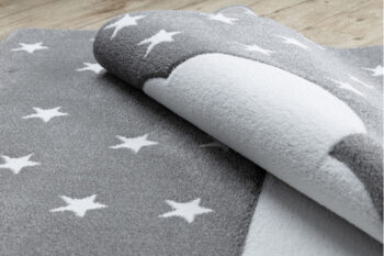 Dywany Łuszczów, Detský kusový koberec Petit Cloud stars grey, 120x170, šedá, detská izba