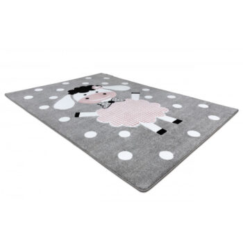 Dywany Łuszczów, Detský kusový koberec Petit Dolly sheep grey, 160x220, ružová, detská izba