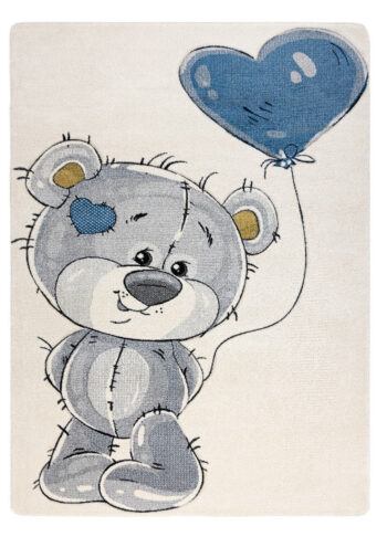 Dywany Łuszczów, Detský kusový koberec Petit E1593 Teddy bear cream, 120x170, šedá, detská izba