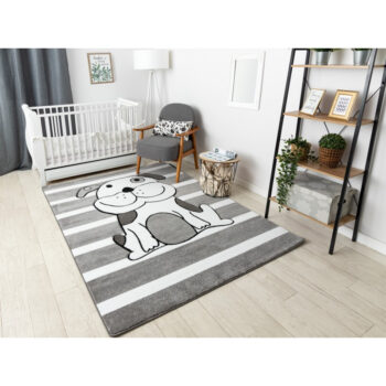 Dywany Łuszczów, Detský kusový koberec Petit Puppy grey, 140x190, šedá, detská izba