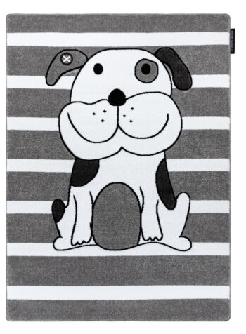 Dywany Łuszczów, Detský kusový koberec Petit Puppy grey, 180x270, šedá, detská izba