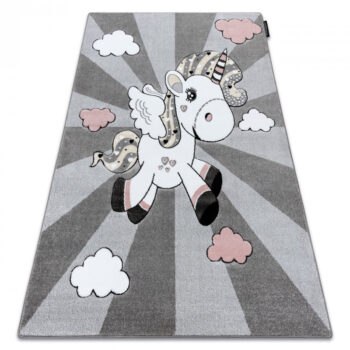Dywany Łuszczów, Detský kusový koberec Petit Unicorn grey, 200x290, šedá, detská izba
