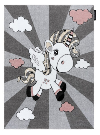 Dywany Łuszczów, Detský kusový koberec Petit Unicorn grey, 200x290, šedá, detská izba