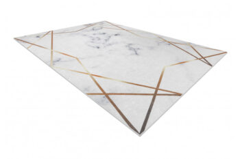 Dywany Łuszczów, Kusový koberec ANDRE Marble 1220, 80x150, biela, chodba / predsieň