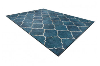 Dywany Łuszczów, Kusový koberec ANDRE Maroccan trellis 1181 blue, 120x170, modrá, chodba / predsieň