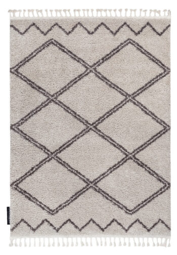Dywany Łuszczów, Kusový koberec Berber Asila B5970 cream and brown, 200x290, béžová, obývacia izba