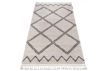 Dywany Łuszczów, Kusový koberec Berber Asila B5970 cream and brown, 200x290, béžová, obývacia izba