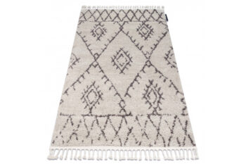 Dywany Łuszczów, Kusový koberec Berber Fez G0535 cream and brown, 80x150, béžová, obývacia izba