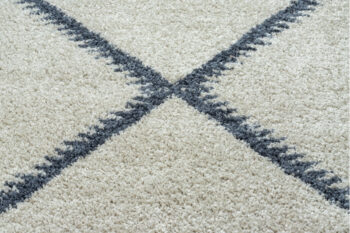 Dywany Łuszczów, Kusový koberec Berber Maknes B5910 cream and grey, 180x270, biela, obývacia izba