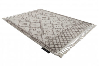 Dywany Łuszczów, Kusový koberec Berber Tanger B5940 cream and brown, 160x220, béžová, obývacia izba