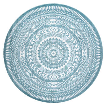 Dywany Łuszczów, Kusový koberec Napkin blue kruh, 200x200 (priemer) kruh, modrá, chodba / predsieň