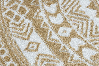 Dywany Łuszczów, Kusový koberec Napkin gold kruh, 100x100 (priemer) kruh, žltá, chodba / predsieň