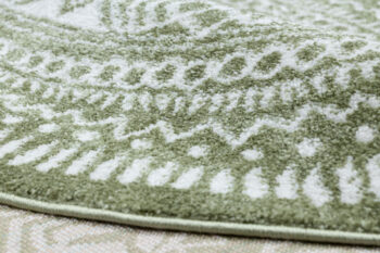 Dywany Łuszczów, Kusový koberec Napkin green kruh, 140x140 (priemer) kruh, zelená, chodba / predsieň