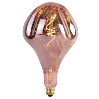 E27 Stmievateľná LED žiarovka A165 Ružová 6W 80lm 1800K