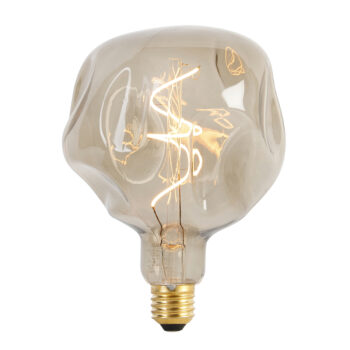 E27 Stmievateľná LED žiarovka G125 Bronzová 4W 120lm 1800K