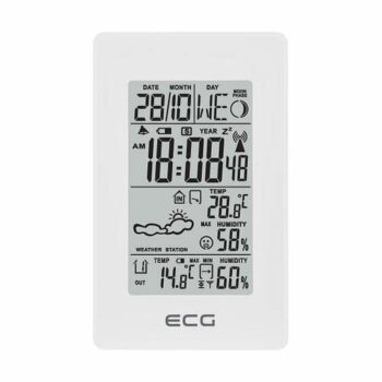 ECG MS 100 White meteostanica, biela