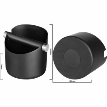 ECG Odklepávač na kávovú usadeninu Knockbox Nero