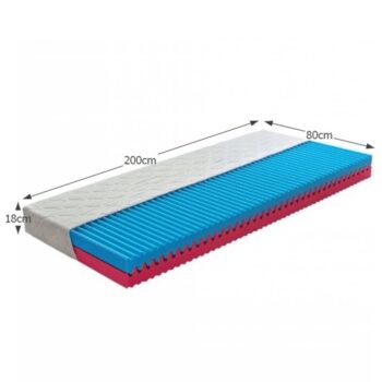 Objavte komfort a kvalitu s obojstranným penovým matracom Eleanor o rozmeroch 80x200 cm v elegantnej bielej farbe. Tento matrac je ideálnou voľbou pre tých, ktorí hľadajú spoľahlivý a pohodlný spánok. Vďaka svojej konštrukcii z PUR peny poskytuje optimálnu podporu tela a prispieva k zdravému…