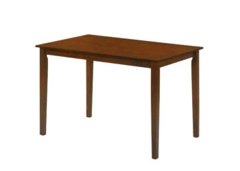 Elegantný nadčasový jedálenský stôl ELEGANT bude ozdobou Vašej kuchyne či jedálne. Vďaka svojmu minimalistickému dizajnu sa hodí rovnako dobre do klasického interiéru ako aj do interiéru v modernom prevedení.Stôl je vyrobený z kvalitnej 15 mm MDF dosky Rozmery:š 110 x h70 x v73,5 cmSpolu so stoličkami ELEGANT (viď. príslušenstvo) vytvoríte príjemné miesto na každodenné stolovanie. Dodávame v demonte.