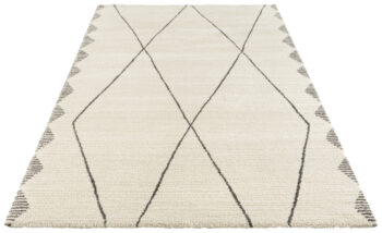 ELLE Decoration, AKCIA: 80x150 cm Kusový koberec Glow 103665 Cream/Grey z kolekcie Elle, biela, obývacia izba