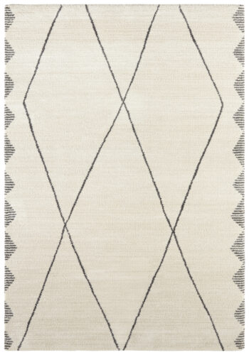 ELLE Decoration, AKCIA: 80x150 cm Kusový koberec Glow 103665 Cream/Grey z kolekcie Elle, biela, obývacia izba