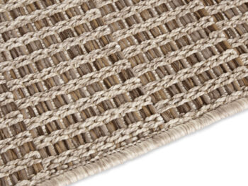 ELLE Decoration, Kusový koberec Brave 103610 Natural Brown z kolekcie Elle – na von aj na doma, 120x170, hnedá, chodba / predsieň