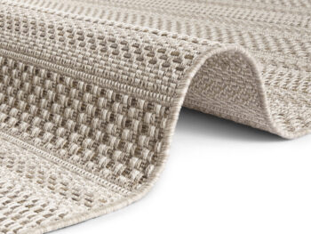 ELLE Decoration, Kusový koberec Brave 103612 Natural Brown z kolekcie Elle – na von aj na doma, 160x230, béžová, chodba / predsieň