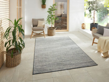 ELLE Decoration, Kusový koberec Gemini 105543 Silver z kolekcie Elle – na von aj na doma, 240x340, šedá, chodba / predsieň