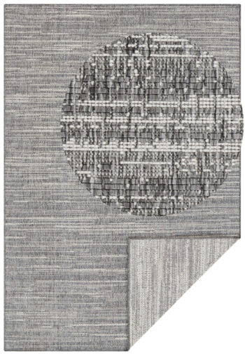 ELLE Decoration, Kusový koberec Gemini 105543 Silver z kolekcie Elle – na von aj na doma, 240x340, šedá, chodba / predsieň