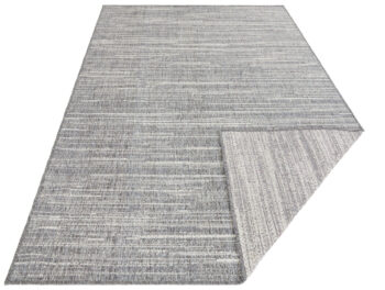 ELLE Decoration, Kusový koberec Gemini 105543 Silver z kolekcie Elle – na von aj na doma, 240x340, šedá, chodba / predsieň