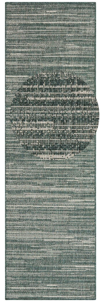ELLE Decoration, Kusový koberec Gemini 105547 Green z kolekcie Elle – na von aj na doma, 120x170, zelená, chodba / predsieň