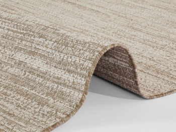 ELLE Decoration, Kusový koberec Gemini 105548 Linen z kolekcie Elle – na von aj na doma, 160x230, béžová, chodba / predsieň