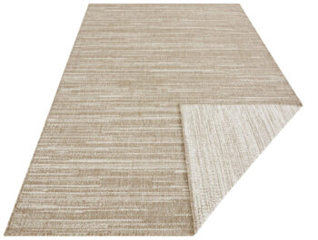 ELLE Decoration, Kusový koberec Gemini 105548 Linen z kolekcie Elle – na von aj na doma, 80x150, béžová, chodba / predsieň