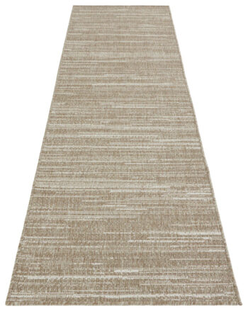 ELLE Decoration, Kusový koberec Gemini 105548 Linen z kolekcie Elle – na von aj na doma, 80x150, béžová, chodba / predsieň