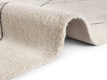 ELLE Decoration, Kusový koberec Glow 103661 Cream / Grey z kolekcie Elle, 80x150, biela, obývacia izba