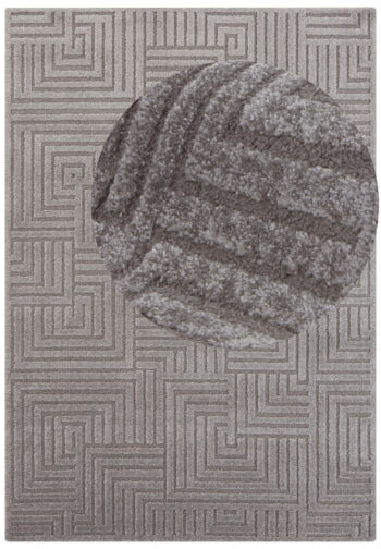 ELLE Decoration, Kusový koberec New York 105092 Grey, 80x150, šedá, obývacia izba