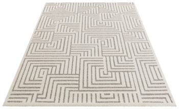 ELLE Decoration, Kusový koberec New York 105093 Cream, grey, 80x150, béžová, kancelária