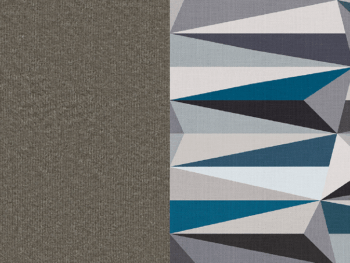 NABBI Nora rozkladacia pohovka sivá / vzor – Obrázok 3