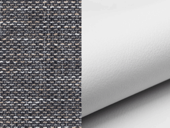 NABBI Pinero P rohová sedačka s rozkladom a úložným priestorom sivá / biela – Obrázok 2