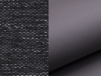 NABBI Vora L rohová sedačka s rozkladom a úložným priestorom čierna / sivá – Obrázok 2