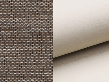 NABBI Rossano U L rohová sedačka u s rozkladom cappuccino / béžová – Obrázok 2